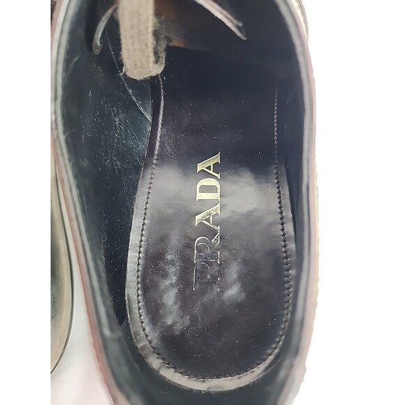 Mens Prada Dress Shoes 2EE098 Air Sole Wingtip  Sz 8.5 (9.5 US Sz) Made In Italy main image 11